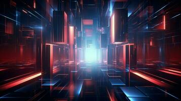 modern computer graphics illuminate futuristic abstract photo