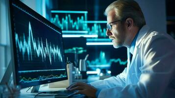 modern healthcare industry analytics analyzing pulse photo