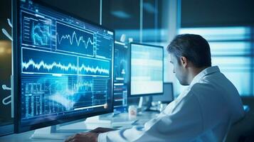 modern healthcare industry analytics analyzing pulse photo