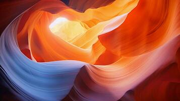 mysterious nebula swirls in vibrant antelope canyon photo