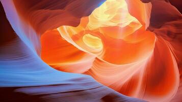 mysterious nebula swirls in vibrant antelope canyon photo