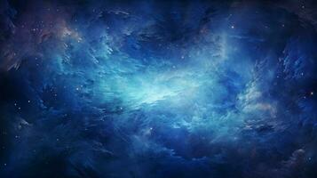 mysterious glowing galaxy creates deep blue backdrop photo