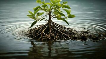 naturaleza crecimiento árbol planta hoja agua raíz foto