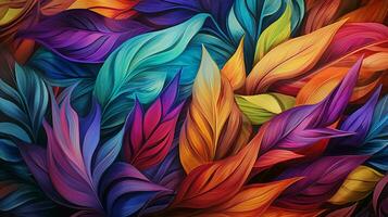 nature multi colored abstract backdrop a tropical illusion photo