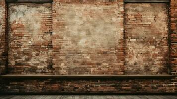 old brick wall with dirty pattern frames building exterior photo