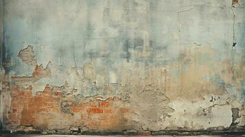 old building walls grunge stained weathered run down photo