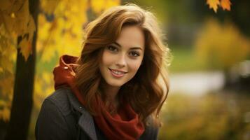 one young adult outdoors looking at camera smiling photo