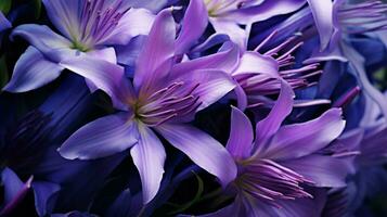 purple flower close up nature beauty in a fresh botanical photo