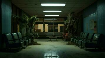 the waiting room at the medical center photo