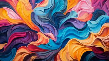 vibrant colors blend in abstract backdrop pattern photo