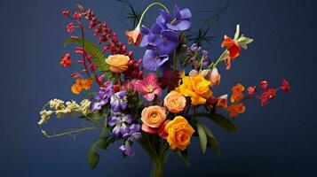 vibrant single flower bouquet showcases beauty in nature photo