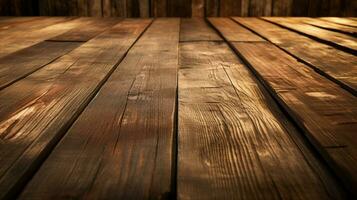 wooden planks in rows create rustic tabletop decor photo