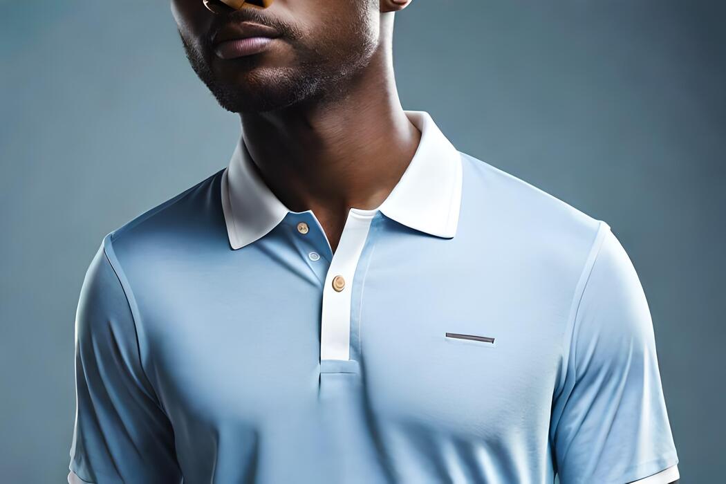 mock collar polo