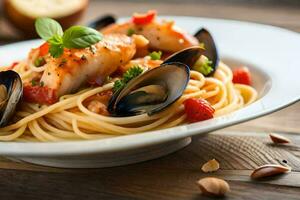 the best seafood pasta recipes. AI-Generated photo