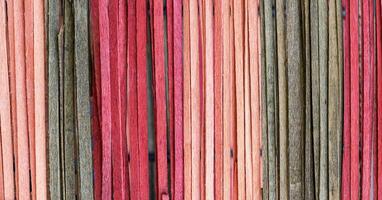 Texture colorful woven bamboo background photo