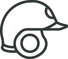 Safety helmet icon symbol image vector. Illustration of the head protector industrial engineer worker design image vector