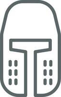 Safety helmet icon symbol image vector. Illustration of the head protector industrial engineer worker design image vector