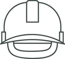 Safety helmet icon symbol image vector. Illustration of the head protector industrial engineer worker design image vector