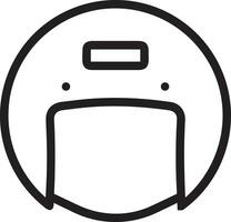 Safety helmet icon symbol image vector. Illustration of the head protector industrial engineer worker design image vector