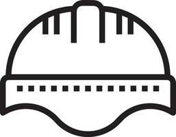 Safety helmet icon symbol image vector. Illustration of the head protector industrial engineer worker design image vector
