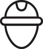 Safety helmet icon symbol image vector. Illustration of the head protector industrial engineer worker design image vector