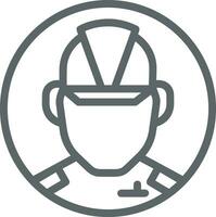 Safety helmet icon symbol image vector. Illustration of the head protector industrial engineer worker design image vector