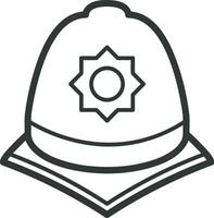 Safety helmet icon symbol image vector. Illustration of the head protector industrial engineer worker design image vector