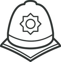 Safety helmet icon symbol image vector. Illustration of the head protector industrial engineer worker design image vector