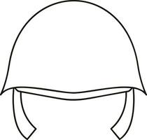 Safety helmet icon symbol image vector. Illustration of the head protector industrial engineer worker design image vector