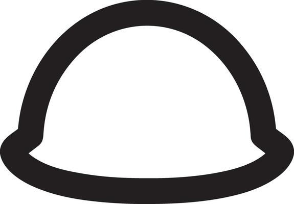 Safety helmet icon symbol image vector. Illustration of the head protector industrial engineer worker design image