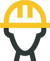 Safety helmet icon symbol image vector. Illustration of the head protector industrial engineer worker design image vector