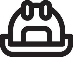 Safety helmet icon symbol image vector. Illustration of the head protector industrial engineer worker design image vector