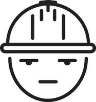 Safety helmet icon symbol image vector. Illustration of the head protector industrial engineer worker design image vector