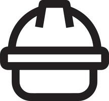 Safety helmet icon symbol image vector. Illustration of the head protector industrial engineer worker design image vector