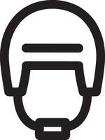 Safety helmet icon symbol image vector. Illustration of the head protector industrial engineer worker design image vector