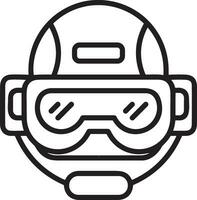 Safety helmet icon symbol image vector. Illustration of the head protector industrial engineer worker design image vector