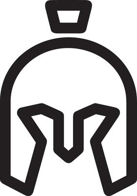 Safety helmet icon symbol image vector. Illustration of the head protector industrial engineer worker design image
