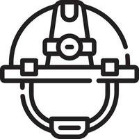 Safety helmet icon symbol image vector. Illustration of the head protector industrial engineer worker design image vector