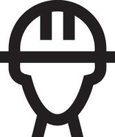 Safety helmet icon symbol image vector. Illustration of the head protector industrial engineer worker design image vector