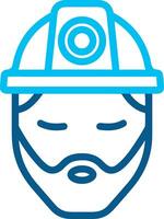 Safety helmet icon symbol image vector. Illustration of the head protector industrial engineer worker design image vector