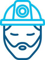 Safety helmet icon symbol image vector. Illustration of the head protector industrial engineer worker design image vector