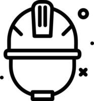 Safety helmet icon symbol image vector. Illustration of the head protector industrial engineer worker design image vector