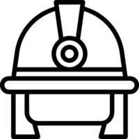 Safety helmet icon symbol image vector. Illustration of the head protector industrial engineer worker design image vector