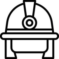 Safety helmet icon symbol image vector. Illustration of the head protector industrial engineer worker design image vector