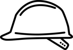 Safety helmet icon symbol image vector. Illustration of the head protector industrial engineer worker design image vector