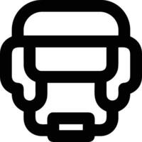 Safety helmet icon symbol image vector. Illustration of the head protector industrial engineer worker design image vector