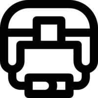 Safety helmet icon symbol image vector. Illustration of the head protector industrial engineer worker design image vector