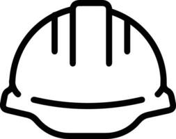 Safety helmet icon symbol image vector. Illustration of the head protector industrial engineer worker design image vector