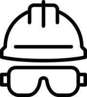 Safety helmet icon symbol image vector. Illustration of the head protector industrial engineer worker design image vector