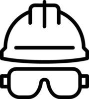 Safety helmet icon symbol image vector. Illustration of the head protector industrial engineer worker design image vector